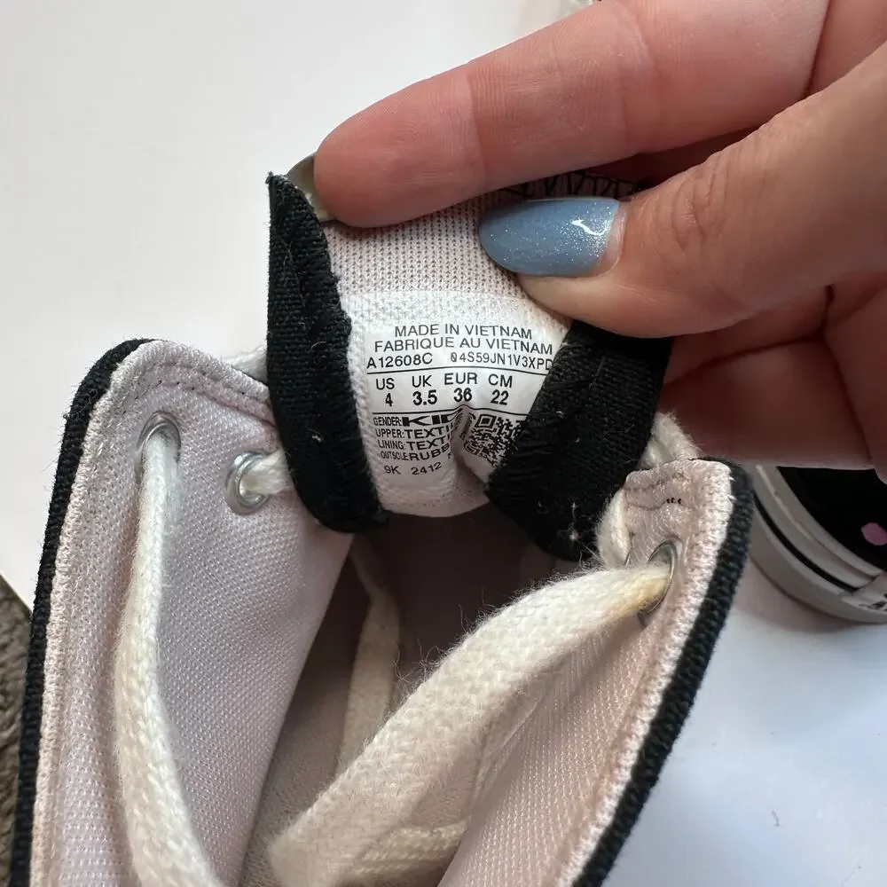 Converse Chuck Taylor All Star Life Embroidered Polka Dot Platform Sneakers